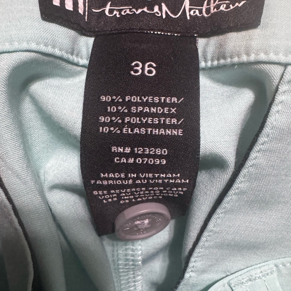 TravisMathew Sand Harbor Shorts Men’s 36 Light BluePerformance Golf - Picture 3 of 3